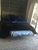 2010s Large Lucite Charles Hollis Style With Versace Upholstery Baroque Blue Black Velvet Show Piece For Sale - Image 5 of 11