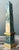 Vintage Neoclassical Green Marble Obelisk For Sale - Image 9 of 12