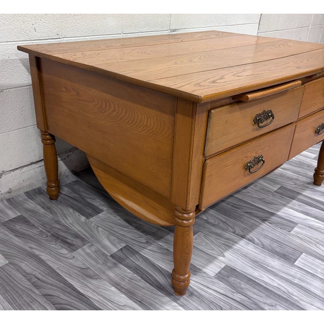 Antique Victorian Possum Belly Baker’s Cabinet With Eagle Crest For Sale In Kansas City - Image 6 of 18