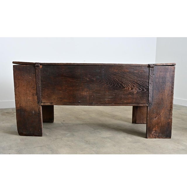 German 16th Century Oak Coffer For Sale - Image 13 of 18