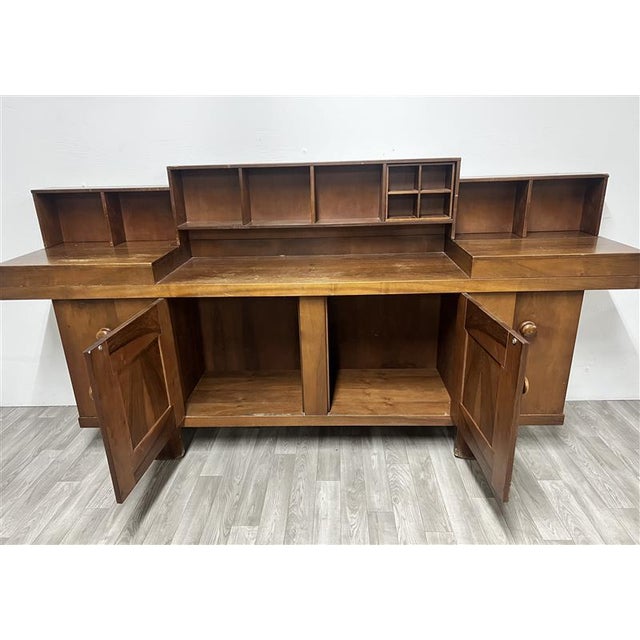 Mid Century Modern Italian Buffet Cabinet by Silvio Coppola for Bernini The cabinet can be used with or without the top...