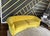 Beautiful 1970’s Authentic Mid-Century Hollywood Regency Couch and Loveseat Set in a bright chartreuse color. Tufted...