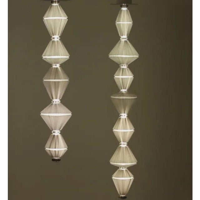 T Pe Suspension Lamps by Atelier Oï Oïphorique for Parachilna, Set of 4 For Sale - Image 6 of 13