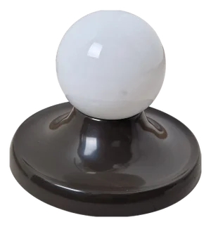 Wall Lamp with Brown Light Ball by Achille and Piergiacomo Castiglioni for Arteluce, 1970s