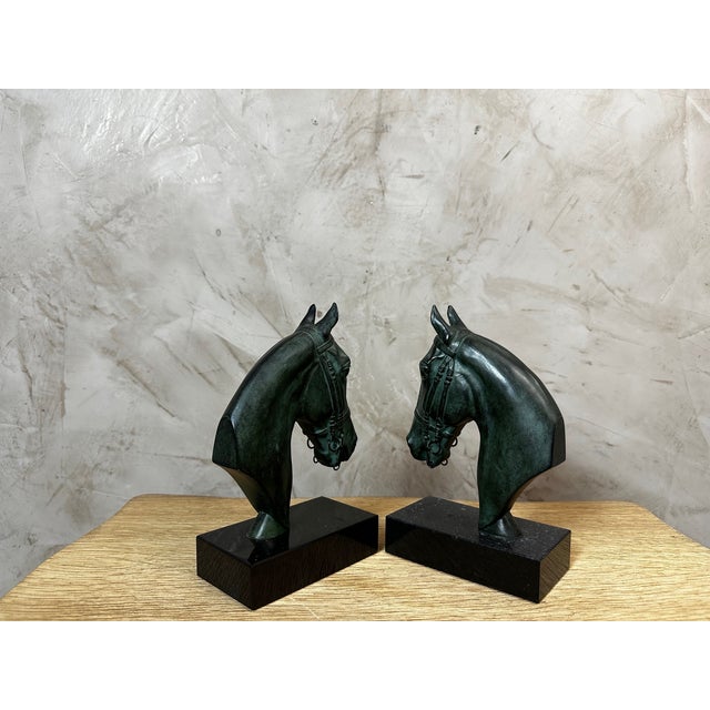Vintage Horse Bookends, 1950, Set of 2 For Sale - Image 3 of 12