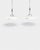 Original pair of Danish pendant lamps from the Laterna Danica series, designed by Jørgen Buchwald for Nordlux. This Ø50 cm...