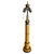19th Century Antique Sienna Marble Column Form Table Lamp For Sale - Image 5 of 5