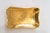 Gold Vintage Art Deco Brass Ashtray, 1920s For Sale - Image 8 of 9