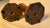 A Pair of English Traditional Empire Solid Oak Wood Candlesticks For Sale - Image 11 of 12