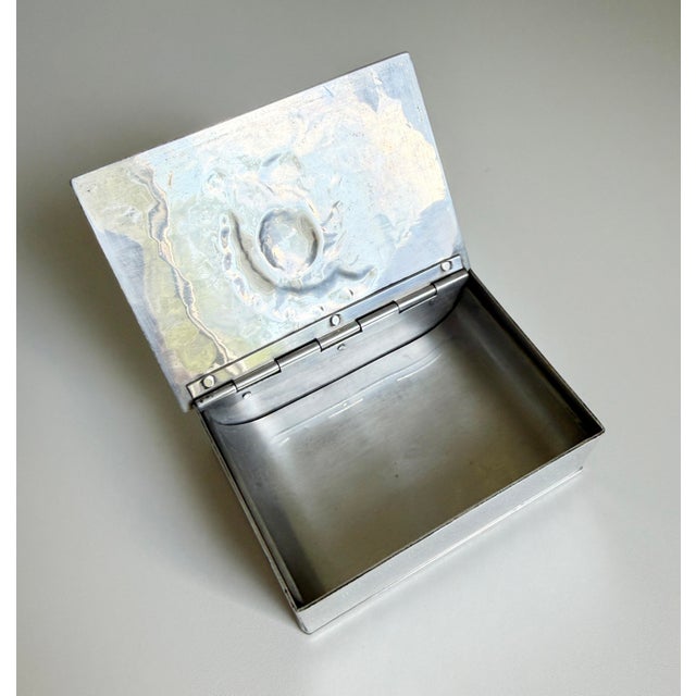Silver Roman Gladiator Box in Silver Argental, France, 1940s For Sale - Image 8 of 9