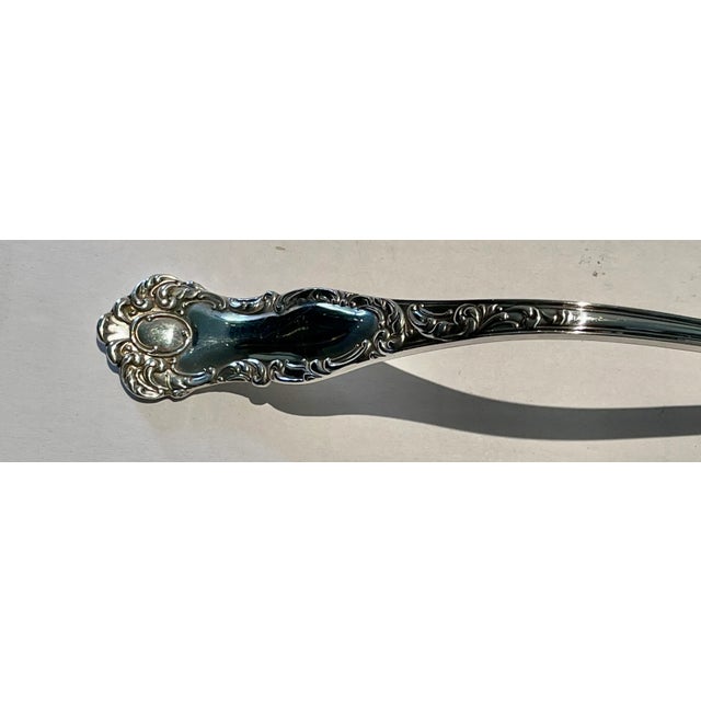 Vintage W. F. Rogers Silverplste Large Soup or Punch Ladle For Sale - Image 9 of 13