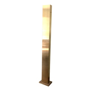 Casella Brass "Skyscraper" Floor Lamp For Sale