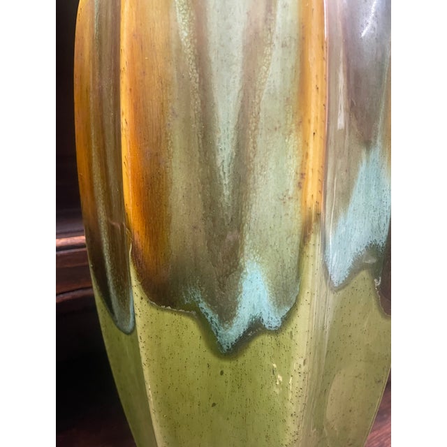 1960s 1960s Pair MCM Haeger Pottery Lamps For Sale - Image 5 of 9