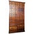 8FT antique printer's flat file cabinet Striking 1930s-1940s industrial cabinet featuring 34 drawers. Rich warm wood with...