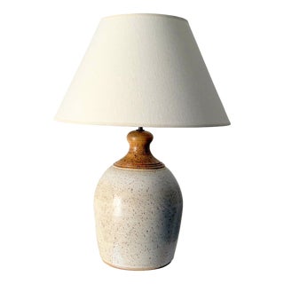Large Mid-Century Studio Pottery Table Lamp, Britain, 1960s For Sale