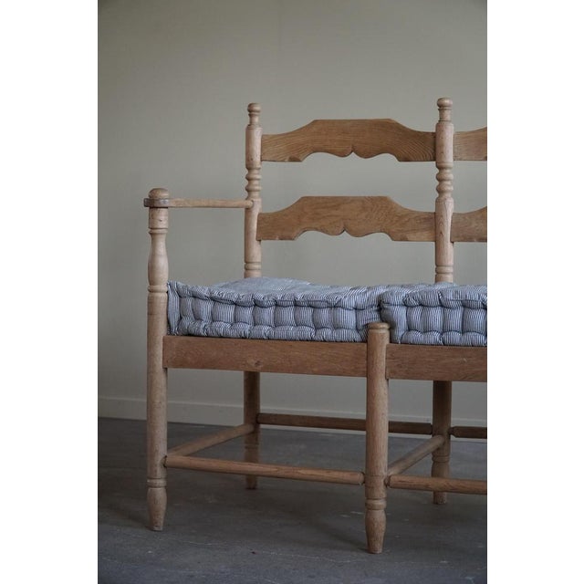 Danish Three-Seater Bench by Hans Dau, 1950s For Sale - Image 13 of 15