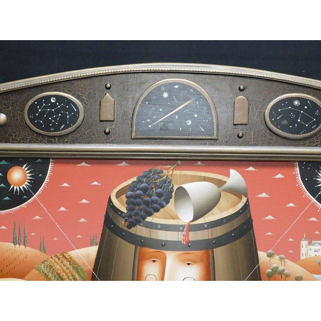Anton Arkhipov "Fall Bright . The Cosmological Theory" Original Oil on Canvas For Sale - Image 9 of 15