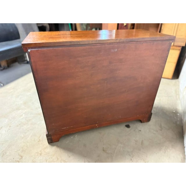 Vintage Chippendale Style Fold Top Bachelors Chest Buffet For Sale - Image 10 of 17