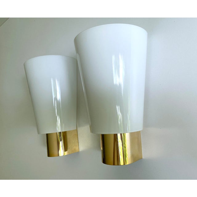 1970s Vintage Glass Sconces from Limburg, Set of 2 For Sale - Image 5 of 14