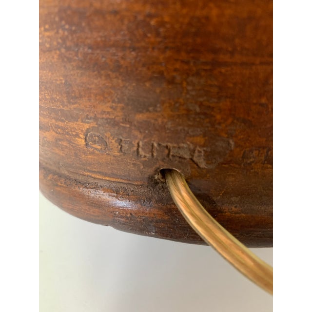 Brown 1980s Table Lamp by Elite Lighting For Sale - Image 8 of 8