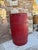 Antique Nail Keg Cask Barrel Painted Red With Twisted Metal Wire Bands For Sale In Dallas - Image 6 of 12