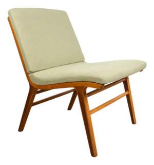 Danish 3-Seater Sofa in Laminated Beech and Mahogany Model AX by Peter Hvidt and Orla Molgaard-Nielsen for Fritz Hansen, 1960s