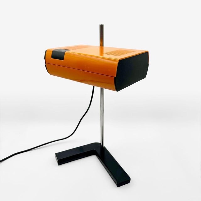 Orange Manade Lamp by Jean René Talopp for Samp, 1970s For Sale - Image 15 of 15
