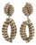 Jewellians Pearlized Resin Dangle Clip Earrings For Sale