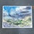 1970s 1970’s Original Impressionist Double Sided Clouds & Mountain Landscape Watercolor Painting For Sale - Image 5 of 7
