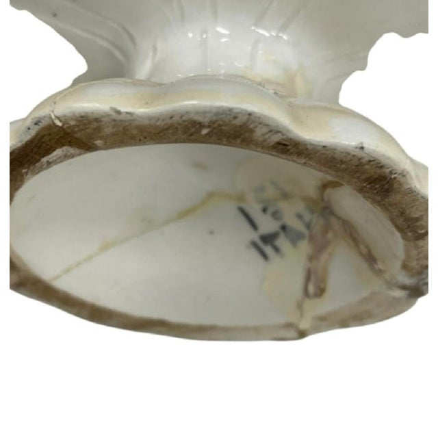 Vintage Italian Majolica Berry Topiary Centerpiece 7” For Sale - Image 4 of 4