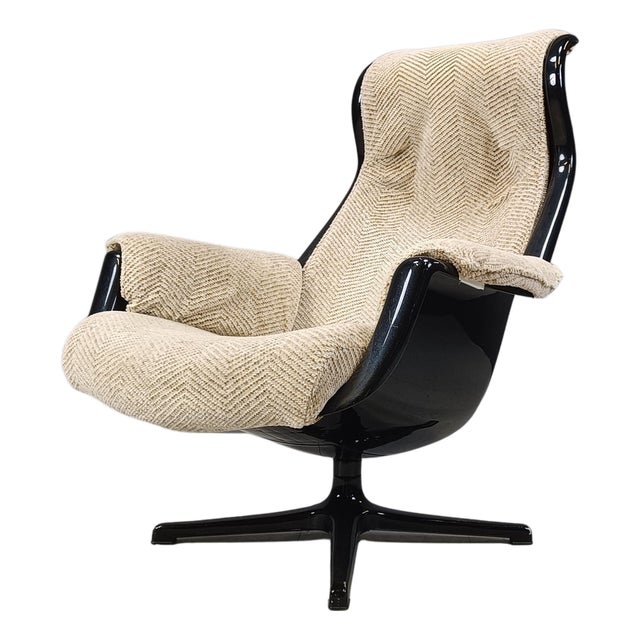 Mid-Century Space Age Galaxy Armchair by Alf Svensson for Dux, 1968 For Sale