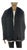 Emporio Armani Black Printed 80% Wool 20% Silk Scarf For Sale