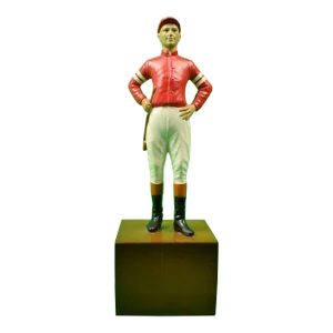 Mid 20th Century the "21" Club Jockey Bookend/Statue