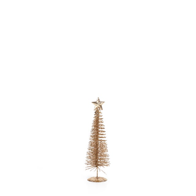 This simple and beautiful set of gold wire tree sculptures is a beautiful addition to any space. They add a sense of...