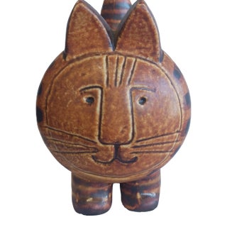 1971 Lisa Larson "Stora Katten" Jura Series for Gustavsberg For Sale
