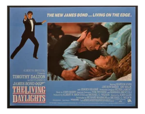 James Bond 007 the Living Daylights Original Lobby Card, UK, 1987