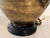 1970's Oversized Gold Brass and Black Wood Lamp With Black Shade in the Style of Ralph Lauren For Sale - Image 13 of 13