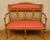 Art Nouveau Bench in Marquetry Fruitwood, 1890s For Sale - Image 5 of 6