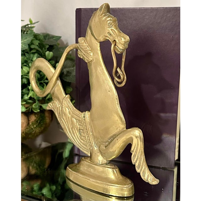 This is for 1 Vintage / Antique Large Cavalli (mythical Hippocampus) solid Brass Seahorse, Oar lock. This is from an...