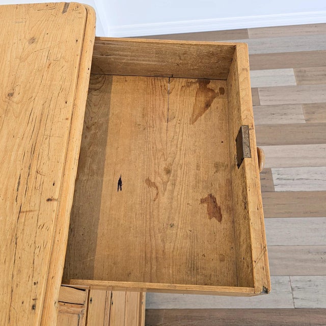 Stately Antique English Pine Chest of Drawers (Dresser) - Circa 1870 For Sale - Image 11 of 17