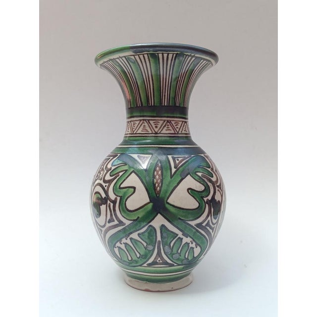 Spanish Ceramic Vase by Domingo Punter Teruel, 1980s, in Very Good conditions. Designed before 1890