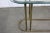 Mid Century Hollywood Regency Eliptical Brass Sofa/Hall/Console Table For Sale - Image 10 of 12