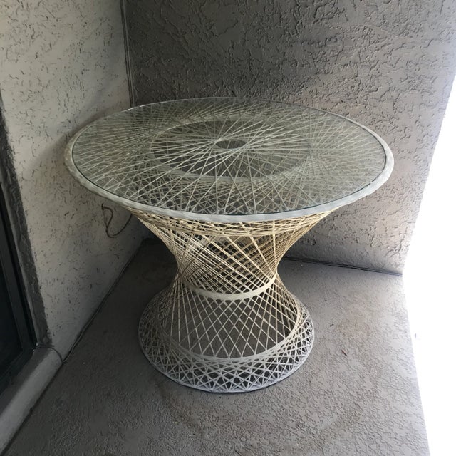 Mid-Century Modern Mid-Century Modern Russell Woodard Fiberglass Patio Table For Sale - Image 3 of 8