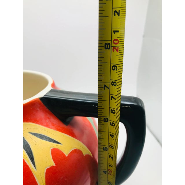 Antique Art Deco Kinkozan Japan Satsuma Pitcher For Sale - Image 10 of 12