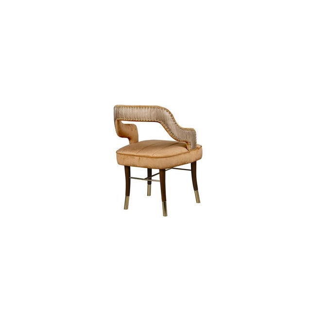 Textile Kelly Dining Chair by Ottiu For Sale - Image 7 of 14