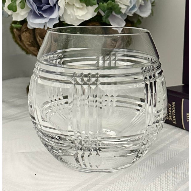 This is for 1 Roly Poly Ralph Lauren Glen Plaid elegant glass. This wine glass measures 4 1/4 inches tall x 3 1/8 inches...