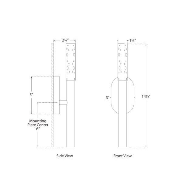 Modern Kelly Wearstler for Visual Comfort Signature Rousseau Small Bath Sconce in Bronze with Etched Crystal For Sale - Image 3 of 3