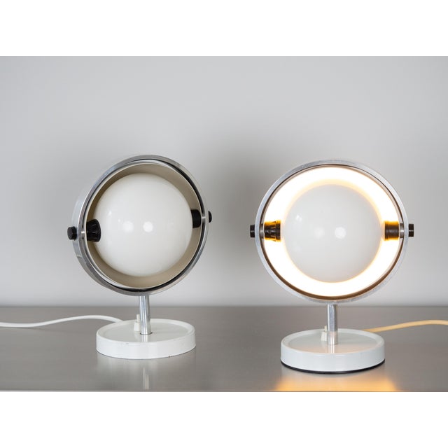 Moonlight Table Lamps from Flemming Brylle, 1960s, Set of 2 For Sale - Image 6 of 12