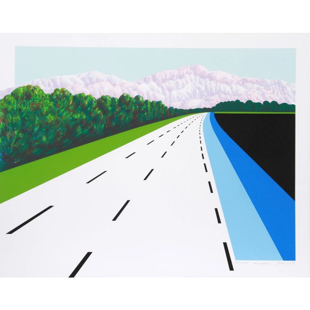 Joan Melnick, Swiss Road, Serigraph For Sale