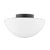 Traditional Mitzi Andrea 2-Light Flush Mount, Soft Black, Soft Black For Sale - Image 3 of 3